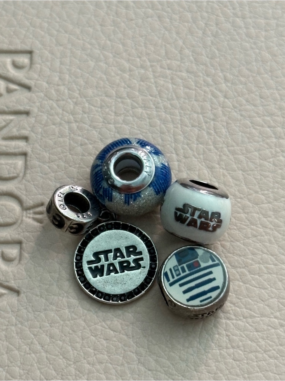 Disney Star Wars Charm Bead Set - White & Blue